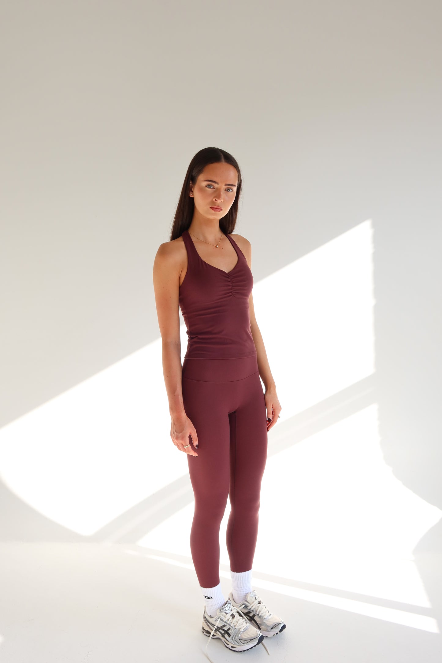 Burgundy Sculpt Leggings