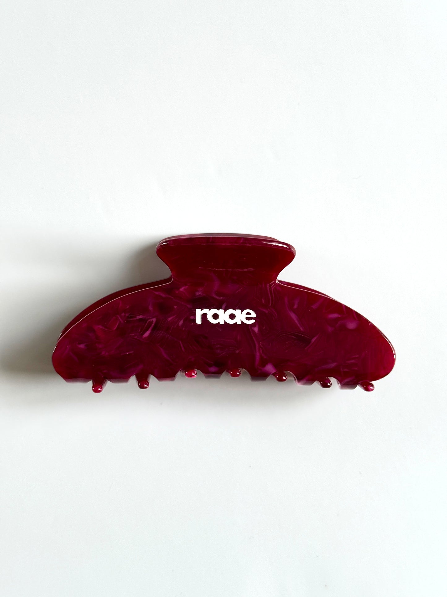 Burgundy Claw Clip