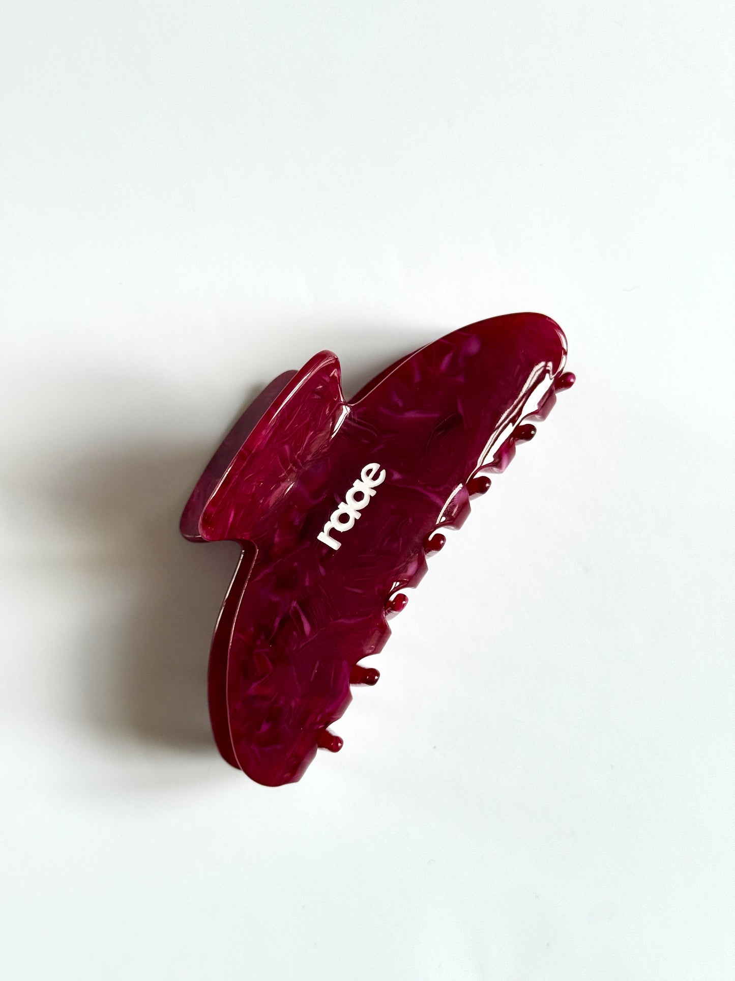 Burgundy Claw Clip