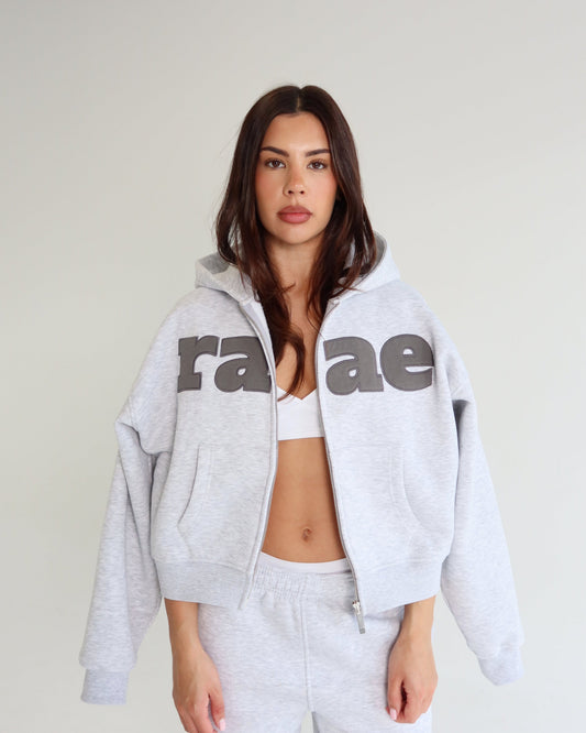 Raae's Second Tracksuit Drop: Women’s Light Grey Marl Essentials