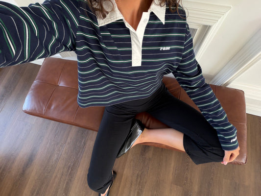 Why the Striped Rugby Shirt is Our New Daily Uniform