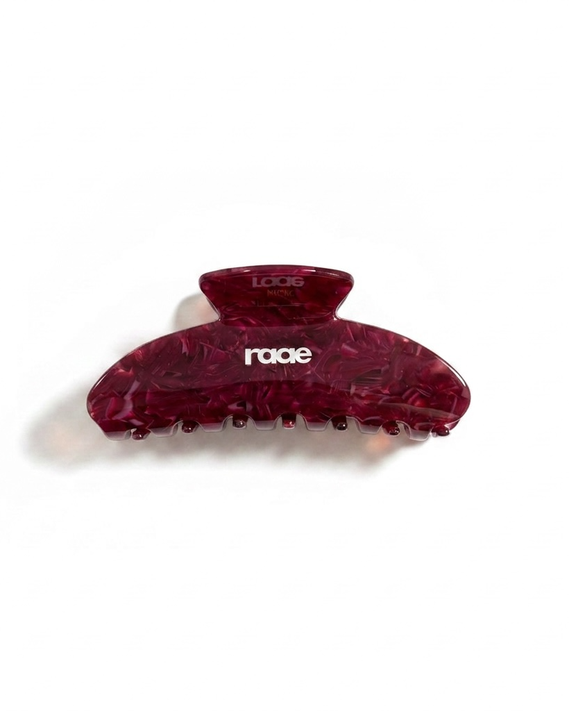 Burgundy Claw Clip